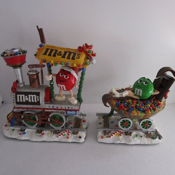 The M &M’s Christmas Train By The Danbury Mint Replacement Locomotive - See Pics